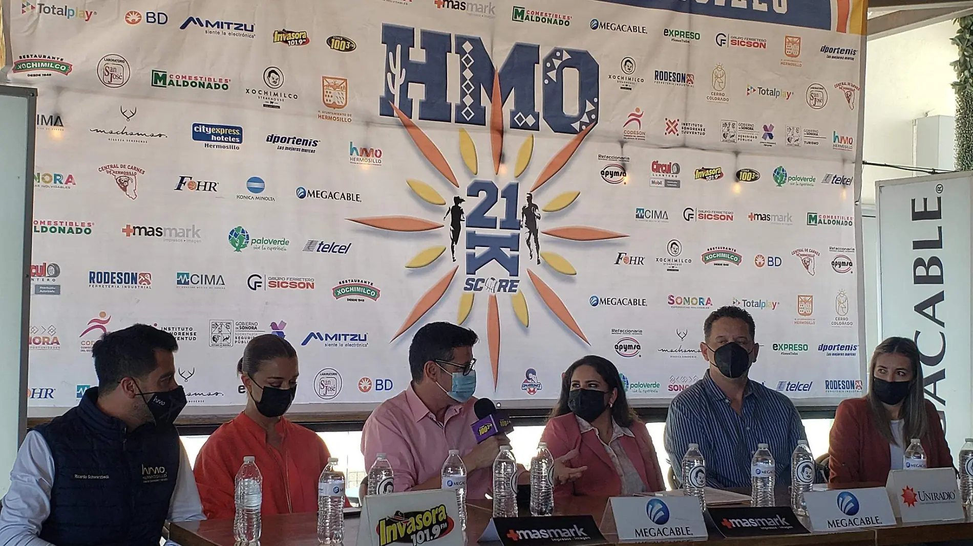 Rueda de prensa Medio Maratón HMO 2022               (Cortesía Codeson)